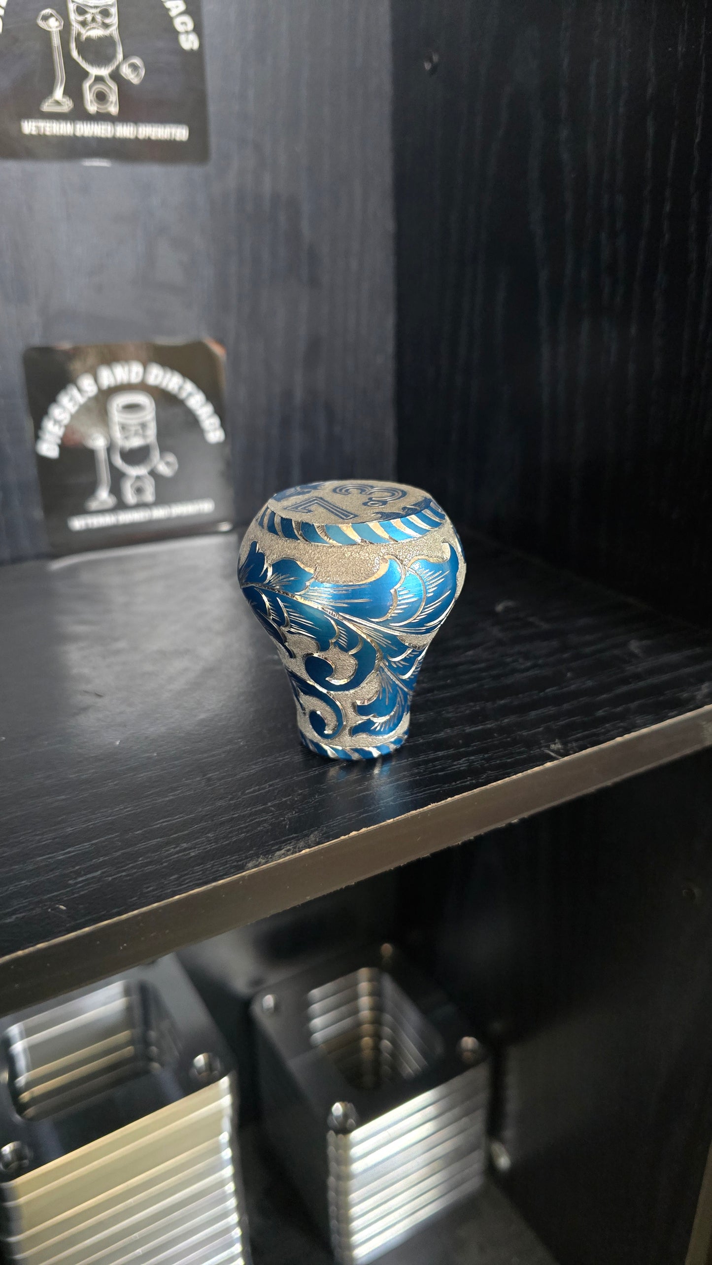 Hand Engraved shift knobs