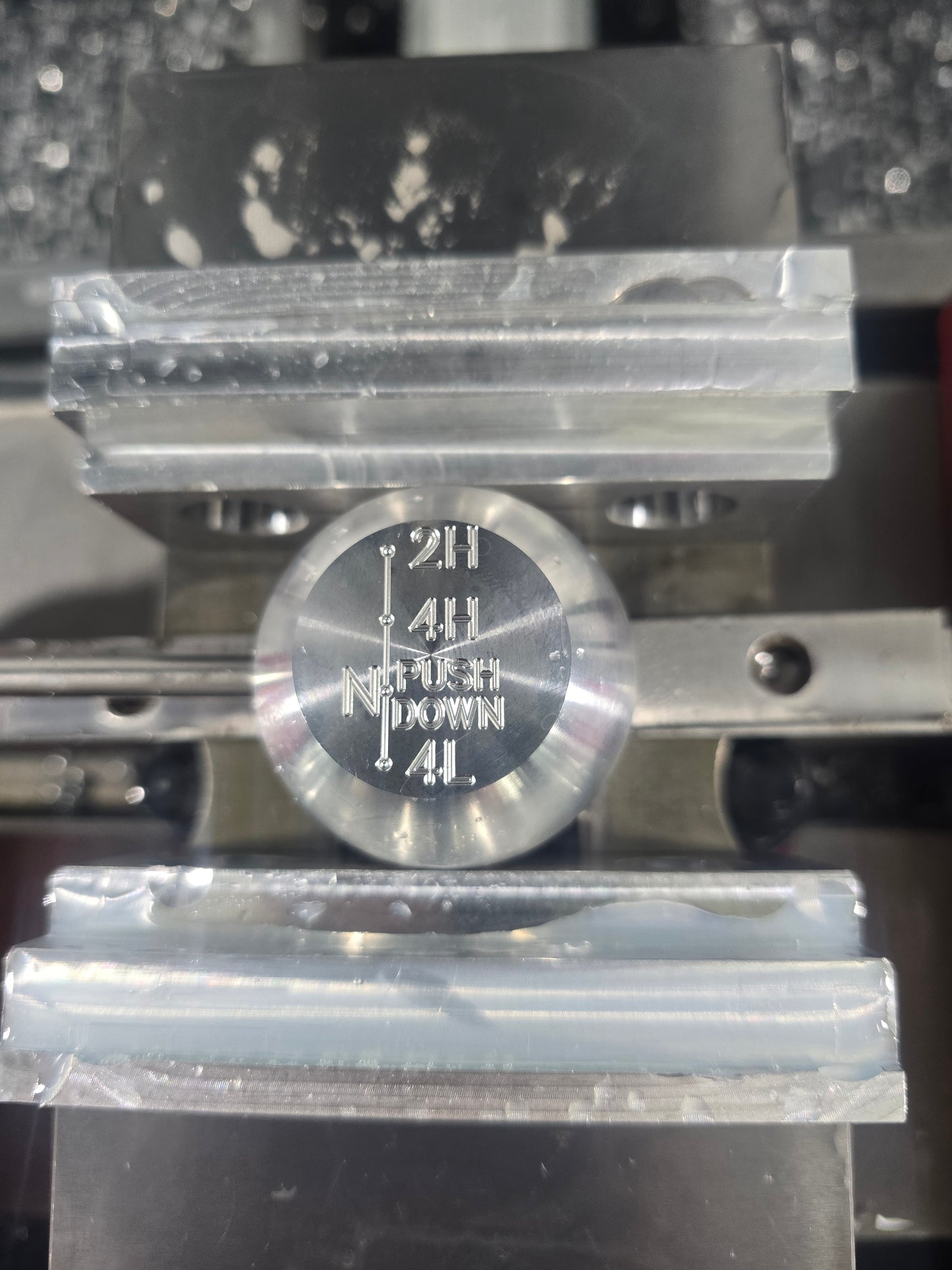 ZF5/6 Ball Aluminum Shift Knob (Raw/Black)