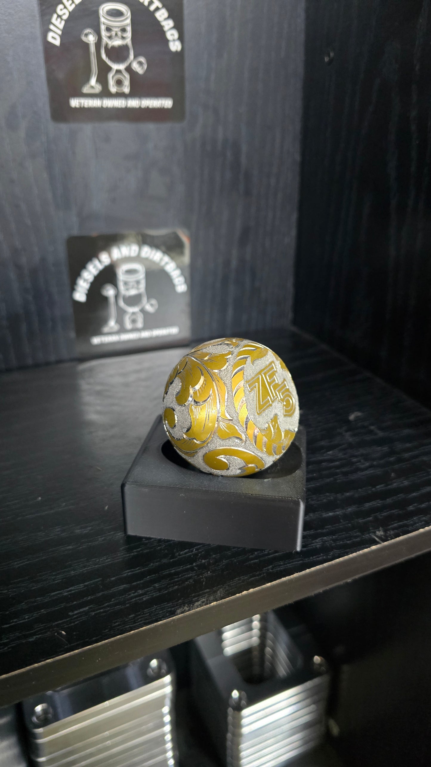 Hand Engraved shift knobs