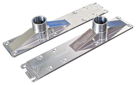 94.5-95 7.3L CNC Fab 2 Inch 8 Bolt Billet Intake Plenums - 42301X