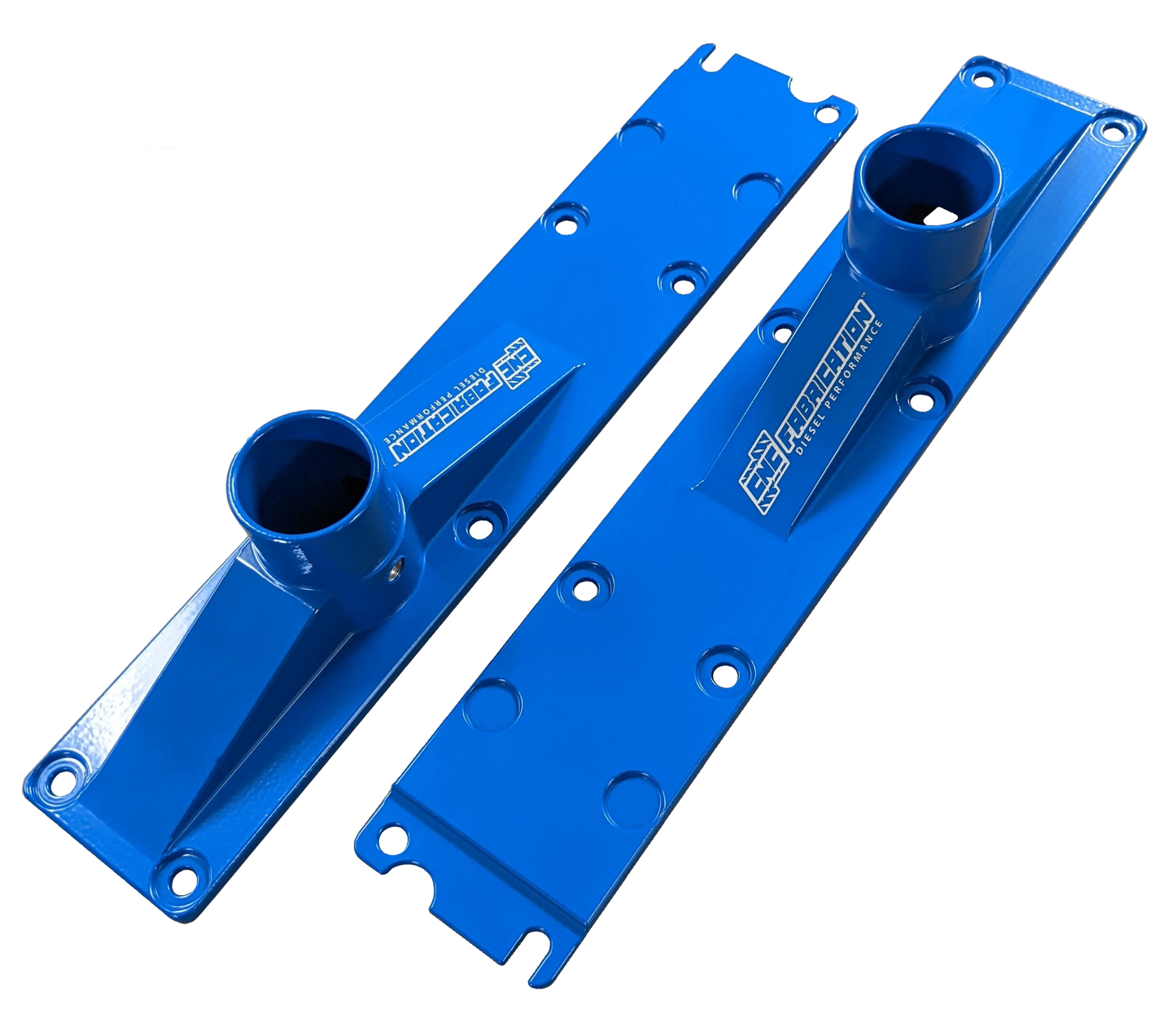 94.5-95 7.3L CNC Fab 2 Inch 8 Bolt Billet Intake Plenums - 42301X