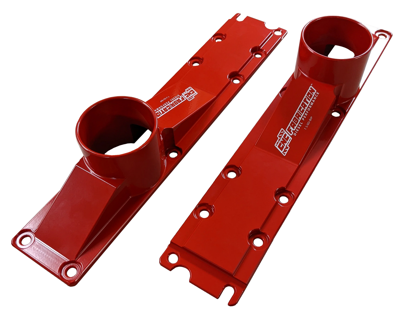 99.5-03 7.3L CNC Fab 3" 10 Bolt Billet Intake Plenums - 42300X