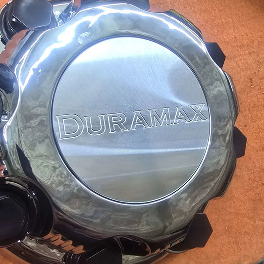 Chevy Duramax 8 Lug Billet Center Cap Inserts set