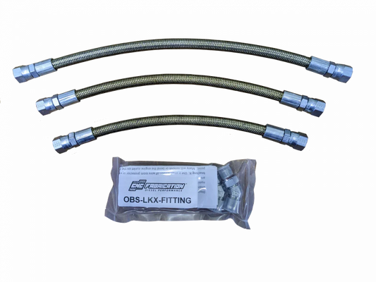 94.5-97 7.3L CNC Fab HPOP Line Kit w/ Crossover - 424002