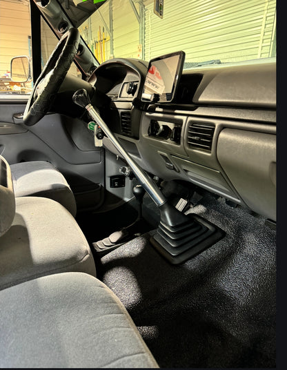 18" Powerstroke ZF5/6 Billet OE Shifter Raw/Black