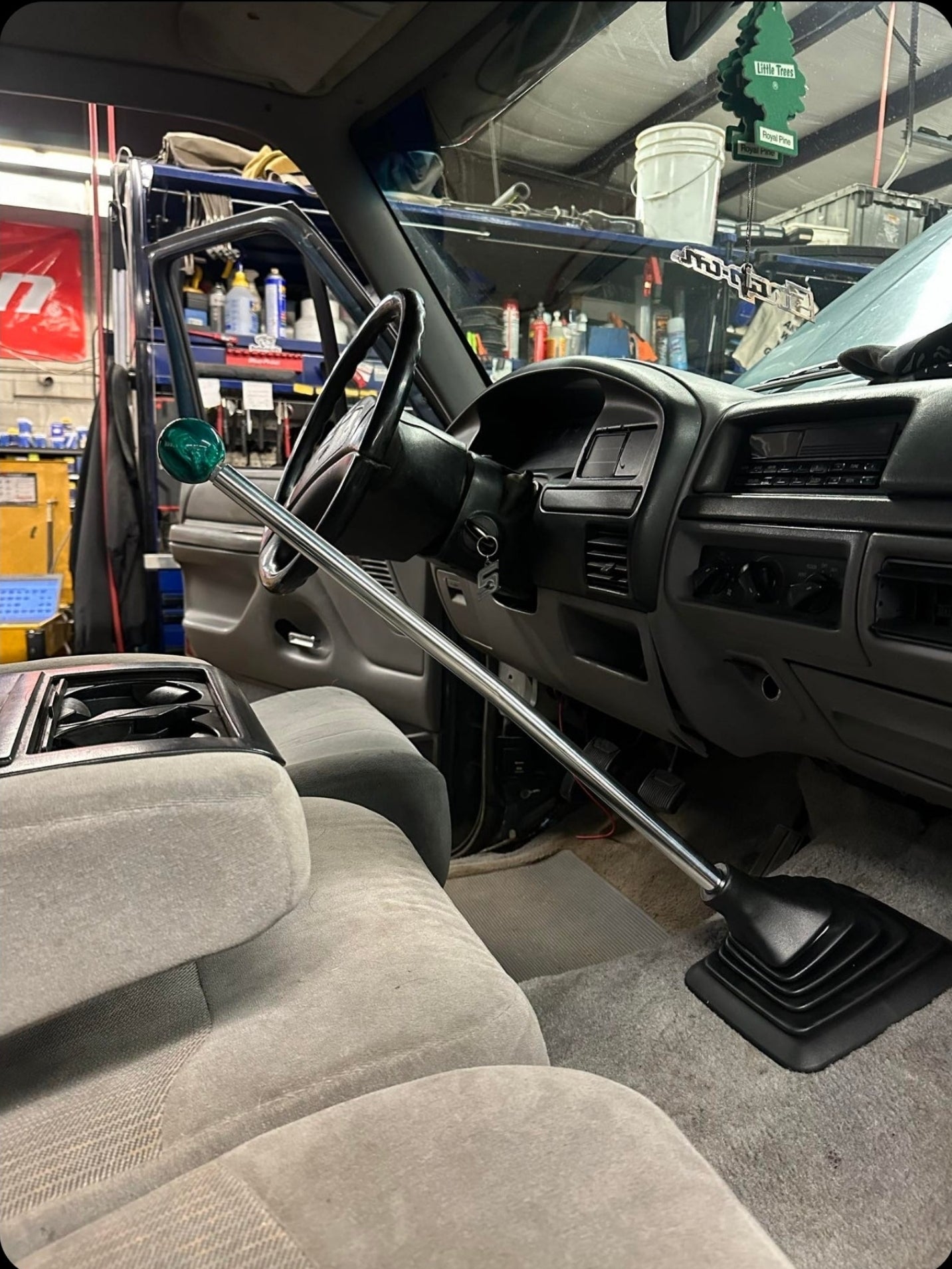 25" Powerstroke ZF-5 Shifter Straight