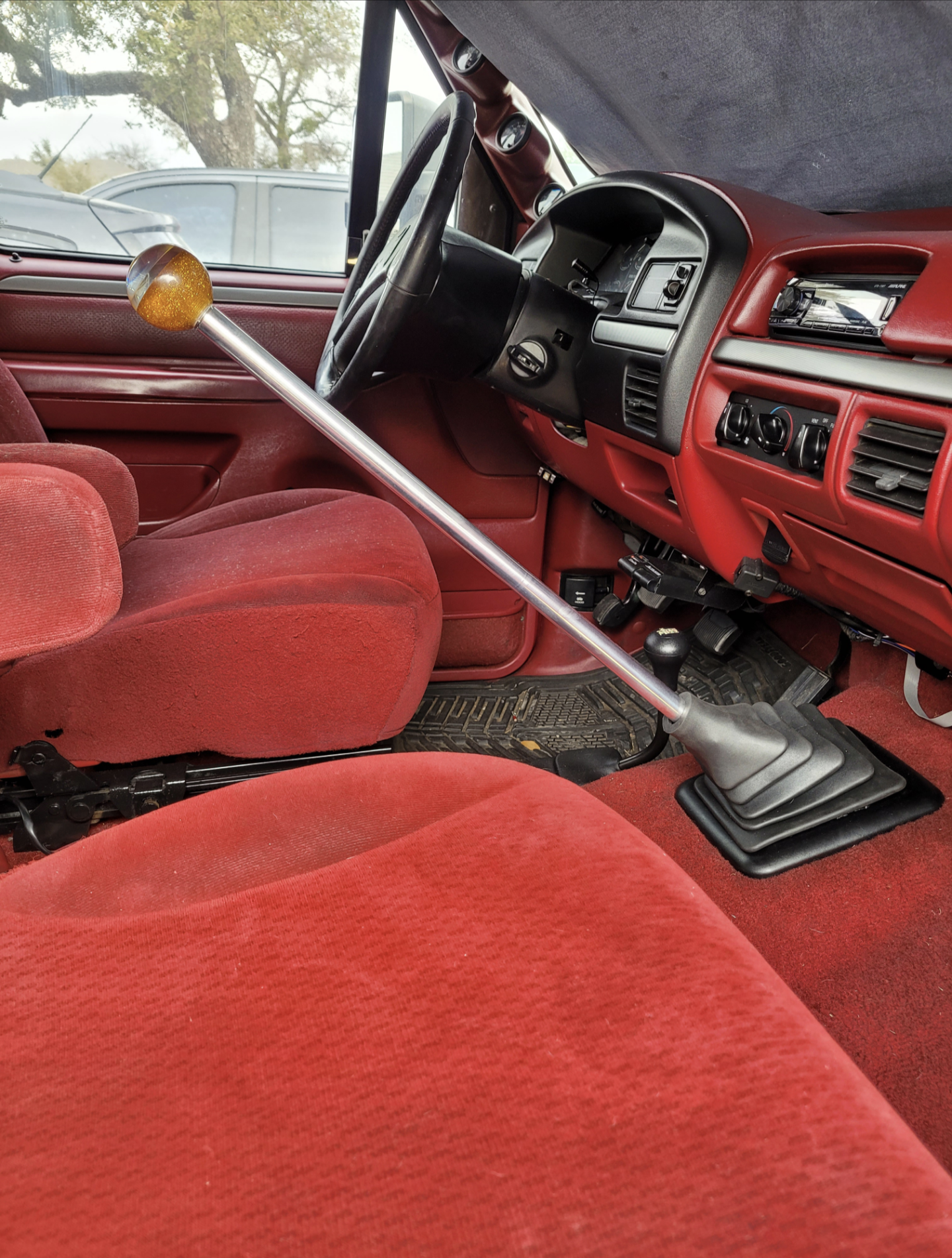 25" Powerstroke ZF-5 Shifter Straight