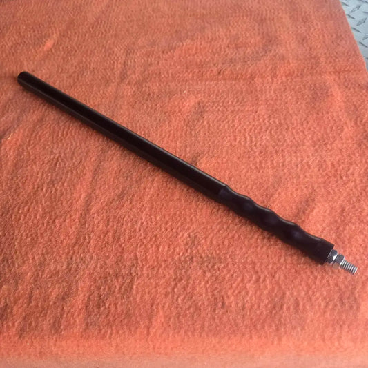 Anodized Shifter Black- Straight with Machine Grip