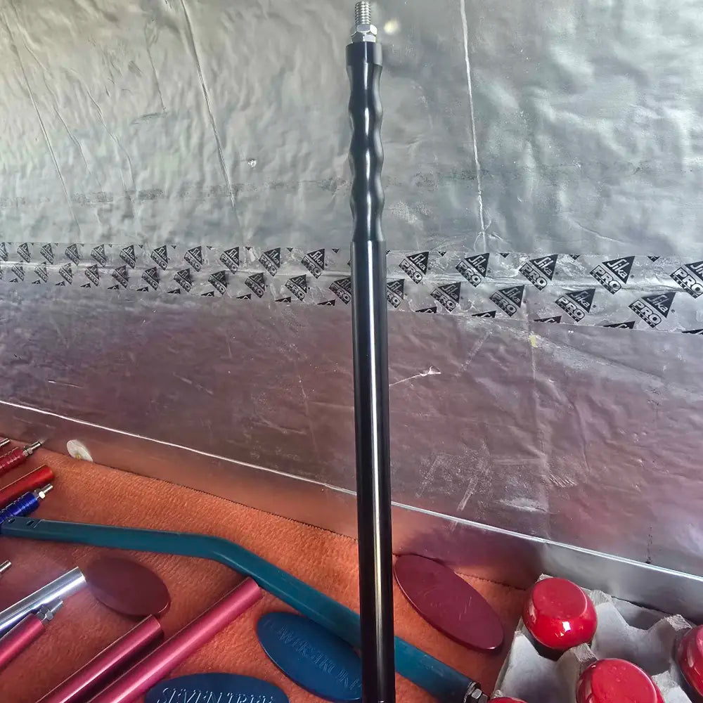 Anodized Shifter Black- Straight with Machine Grip