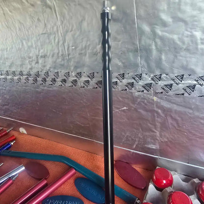 Anodized Shifter Black- Straight with Machine Grip