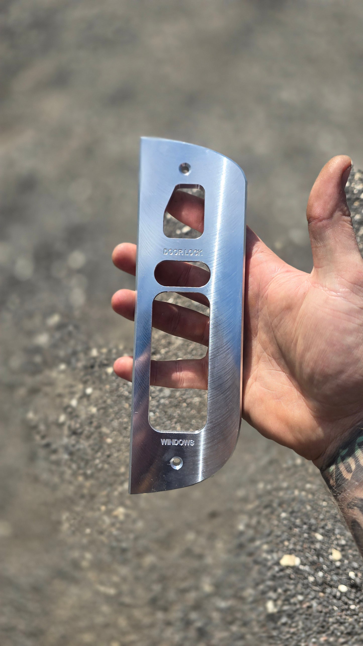 OBS Billet window switch bezel