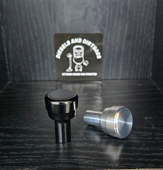 OBS Ford Billet Headlight Knob (Black/Raw)