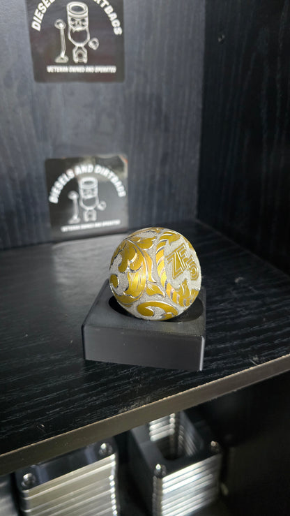 Hand Engraved shift knobs